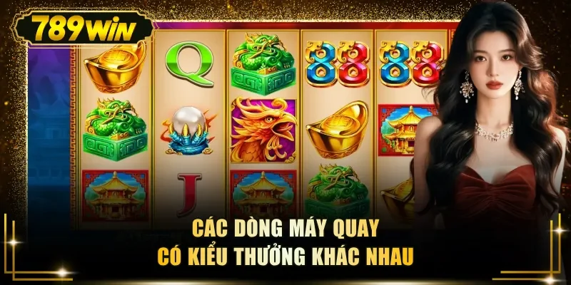 cac dong may quay co kieu thuong khac nhau Các dòng máy quay có kiểu thưởng khác nhau