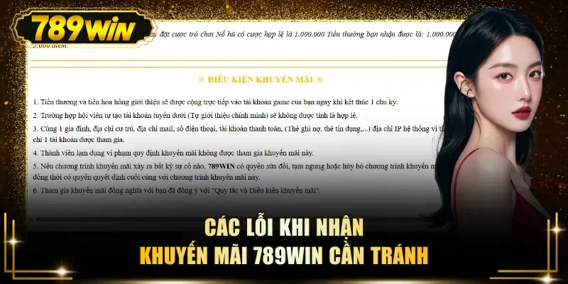 cac loi khi nhan khuyen mai 789win can tranh Các lỗi khi nhận khuyến mãi 789WIN cần tránh