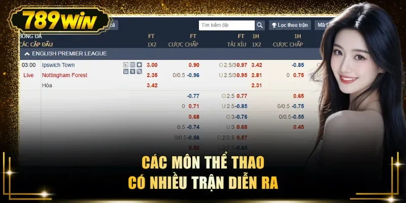 cac mon the thao co nhieu tran dien ra Các môn thể thao có nhiều trận diễn ra