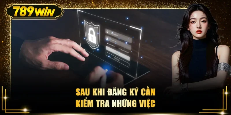 sau khi dang ky can kiem tra nhung viec Sau khi đăng ký cần kiểm tra những việc