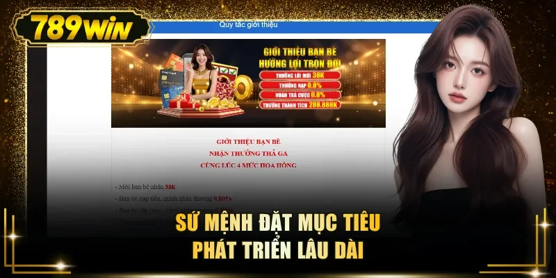 su menh dat muc tieu phat trien lau dai